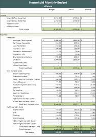 Monthly Household Budget Running A Family With Monthly Household Budget Template Is A Muc Household Budget Template Household Budget Family Budget Spreadsheet