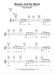 Beauty And The Beast Ukulele Chords Moabcelticfestival Org