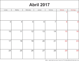 Calendario Para Imprimir Mes A Mes 2017 Calendario Para Imprimir Abril 2017 Printable Calendar Template Printable Calendar Pages Blank Monthly Calendar Template