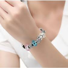 Befestige die clips an deinem charm armband, um deine weiteren charms zu fixieren. Luxery Slider Mesh Pushing Charms 13 33