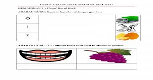 Ujian diagnostik bahasa melayu (. Ujian Diagnostik Thn 2 Docx Document