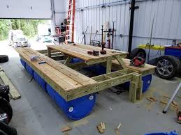 My Home Built Picnic Table Boat The U S S Anita Sangwitch In 2020 Picnic Table Floating Picnic Table Picnic