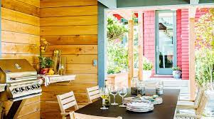 But the space has flexibility—a stone bench and a bistro table also make for more intimate, casual dinners. Ideas For Outdoor Dining Rooms Sunset Magazine
