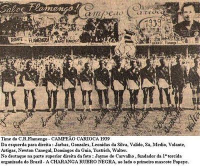 Resultado de imagem para campeao carioca de 1939"