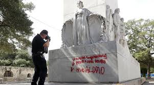 Book your tickets online for alamo plaza, san antonio: Alamo Cenotaph Vandalized With Red Spray Painted Graffiti