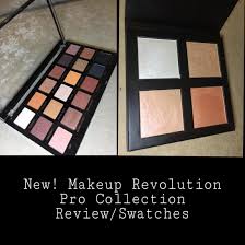 New Makeup Revolution Pro Collection Review Swatches Makeup Revolution Makeup Swatch