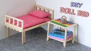diy miniature doll bed from chopsticks creative crafts ideas meubles maison de poupee meubles de poupee meubles barbie