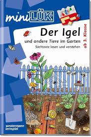 Klasse 1 klasse 2 klasse 3 klasse 4 klasse 5 klasse 6. Miniluk Igel Und Andere Tiere Im Garten Buch Geheftet