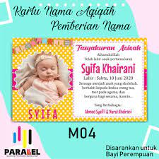 Yuk, silahkan saja disimak nama bayi perempuan islami dan artinya berikut ini. Kartu Nama Bayi Stiker Aqiqah Custom Stiker Pemberian Nama Bayi Shopee Indonesia
