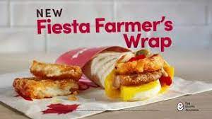 Tim Hortons New Fiesta Farmer S Wrap Youtube