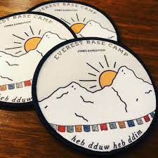 50 Custom Printed Sew On Patches Your Own Artwork Etsy Custom Patches Patch Design Sew On Patches