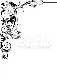 Floral corner floral corner floral swirls ornaments swirls floral ornaments corner ornaments corner swirls swirls ornaments ornament decoration decorative ornate swirl element decor ornamental flower template vintage background symbol elegant elegance classic classical curve artistic retro. Detailed Swirl Floral Corner Design In Black Zip Contain Ai12cs2 Bird Silhouette Art Floral Border Design Clip Art Borders