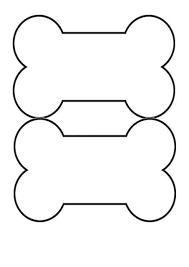 Free Printable Dog Bone Template Dog Template Paw Patrol Birthday Party Puppy Birthday Parties