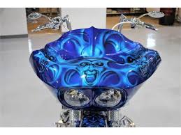 Designs custom motorcycle painting, if you are looking for a custom motorcycle paint job your at the right place! Stretched 2012 Harley Davidson Road Glide Comes With 15k Paint Job 6 Speakers Autoevolution