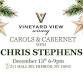 Carols and Cabernet with Chris Stephens event in Himrod, NY