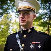 Second Lieutenant Michael McHale poses for a photo