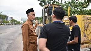 Pekerjaan Perbaikan Jalan Sudirman Dumai Mulai Dilaksanakan