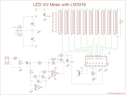 Does anyone here have a schematic for the prototype of this circuit on proteus ? Led Vu Meter With Lm3916 Electronics Lab Com