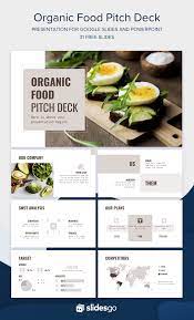 Edit And Download This Organic Food Pitch Deck It S Available As Google Slides Theme And Powerpoint Template Organic Recipes Food Powerpoint