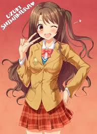 Anime Picture Idolmaster Idolmaster Cinderella Girls Shimamura Uzuki Tsuru Ringo Long Hair Single 900x1247 471730 En Idolmaster Cinderella Girls Brown Hair Brown Eyes Anime