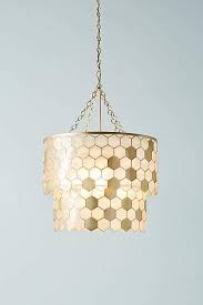 Anthropologie Honeycomb Chandelier Unique Chandeliers Capiz Chandelier Chandelier