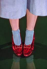 Then Close Your Eyes Clap Your Heels Together Three Times And Think To Yourself There Is No Place Lik Wizard Of Oz Shoes Ruby Red Slippers Wizard Of Oz Movie