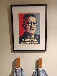 Vi kanske kan ändra oss? Anders Tegnell Telling You To Wash Your Hands In A Swedish Bathroom Europe