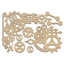 Mdf Guts Of Steampunk Clocks Steampunk gears gothic wall clock image of clock works vintage victorian goth.