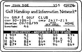 how to use the golf handicap system dummies