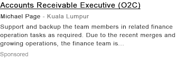 15 mac 2021 27 disember 2019. Executive Finance At Ascott International Management Malaysia Sdn Bhd And 20 More Finance Executive Jobs In Kuala Lumpur For You Jobs