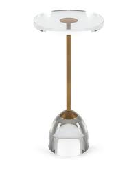 John Richard Collection Brass And Acrylic Martini Side Table John Richard Collection Side Table Acrylic Side Table