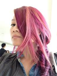 Me Purple Hair Hair Dye Fade Out Color Orange And Purple Purple Hair Dyed Hair Hair