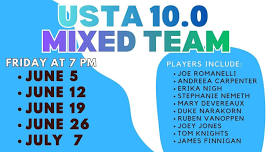 USTA 10 Mixed Tennis Expo