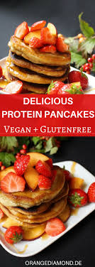 Vegane Protein Pfannkuchen Mit Mandelmehl Rezept Protein Pfannkuchen Rezepte Mandelmehl Rezepte