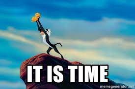 It Is Time Rafiki Lifiting Simba Meme Generator