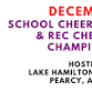 December 6 School Cheer Competition & Rec State... event in Pearcy, AR