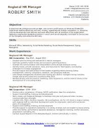 See an mba resume sample that posts massive roa. Regional Hr Manager Resume Samples Qwikresume