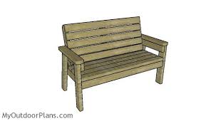 Simple outdoor wooden bench plans: 2x4 Garden Bench Plans Myoutdoorplans Free Woodworking Plans And Projects Diy Shed Wooden Playhouse Pergola Bbq