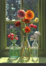 The most common flower window vase material is stretched canvas. Pin On Art