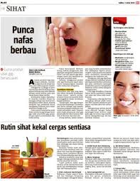 Selain nafas ketika anda berbicara juga akan mengeluarkan abab yang tidak sedap dan berbau busuk. Punca Nafas Berbau Klik