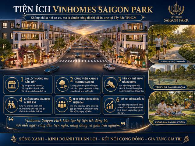 Chuyển Nhượng Nhà Phố Liền Kề Vinhomes Sài Gòn Park