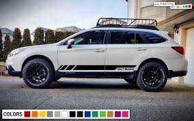 sticker decal side door stripes for subaru outback offroad roof rack bike sport ebay subaru outback subaru outback offroad volkswagen touran subaru outback subaru outback offroad