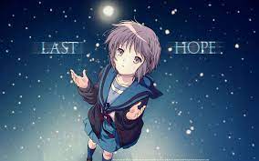 The Melancholy Of Haruhi Suzumiya Computer Wallpaper Desktop Background 1920x1200 Id 228391 Anime Awesome Anime Anime Images