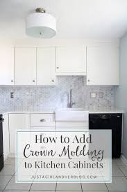 How To Add Crown Molding To Kitchen Cabinets Kitchen Cabinet Crown Molding Crown Molding Kitchen Crown Moulding Kitchen Cabinets