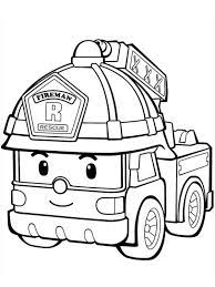 By best coloring pages july 2nd 2013. Fire Truck Roy Coloring Page 1001coloring Com