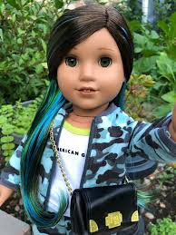 Truly Me™ 18-inch American Girl Doll #89 with wavy dark-brown Hair