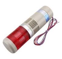 Industrial Signal Light Column LED Alarm Round Tower Light Indicator  Continuous Light Warning Light Buzzer Red Green Yellow LTA-502TJ