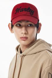 ☆SEVENTEEN ミンギュ 着用！！【HARLEY-DAVIDSON COLLECTIONS®】Harley Ball Cap Red  HH15181102