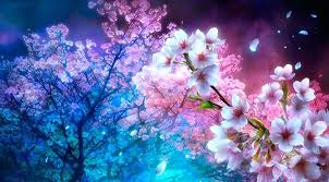 Anime cherry blossoms landscape wallpapers hd desktop and mobile 1574×1152. Animated Cherry Blossom Background Posted By Samantha Mercado