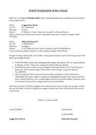 Pada hari ini, selasa tanggal 12 (dua belas) bulan oktober tahun 2017. Contoh Surat Perjanjian Sewa Tanah Detiklife